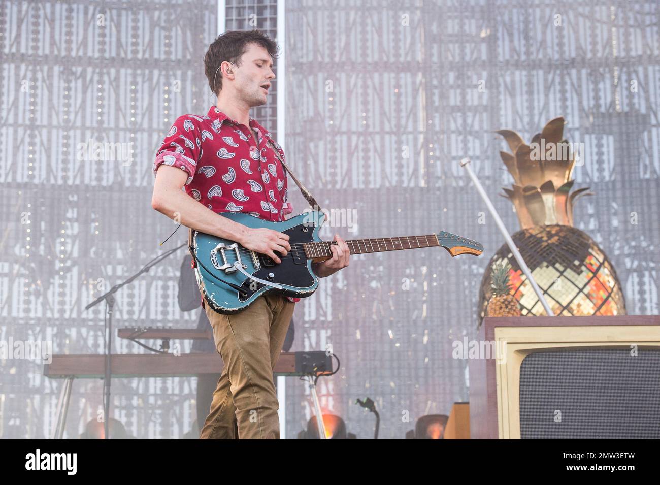 Drew MacFarlane of Glass Animals performs at Coachella Music & Arts