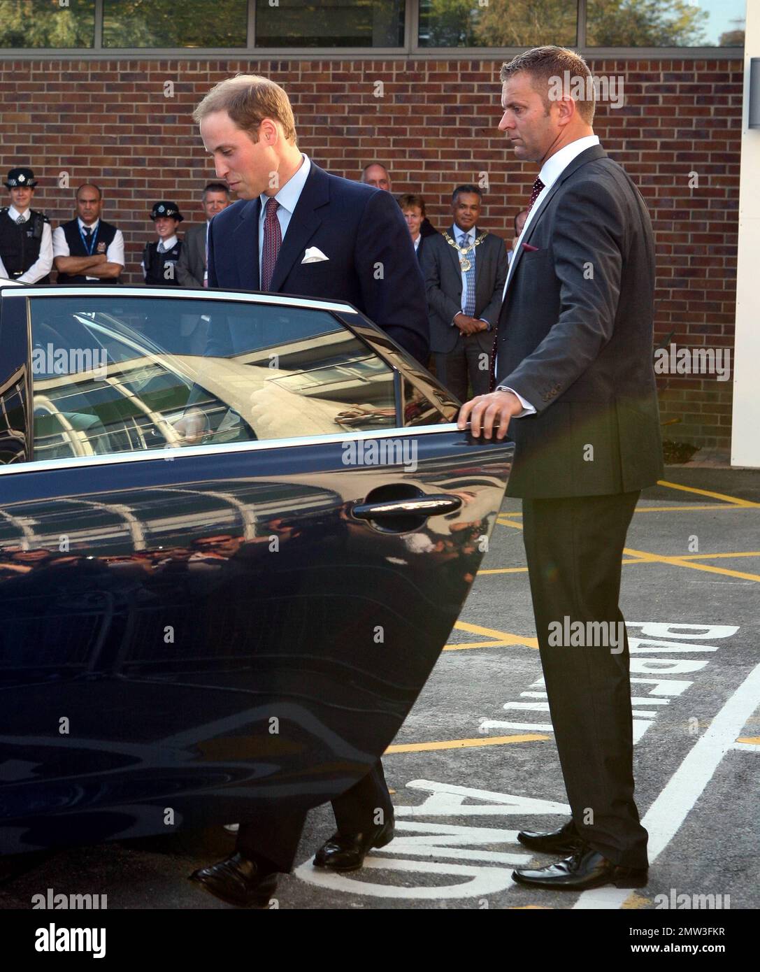 Prince William and Kate Middleton visit the Royal Marsden Hospital