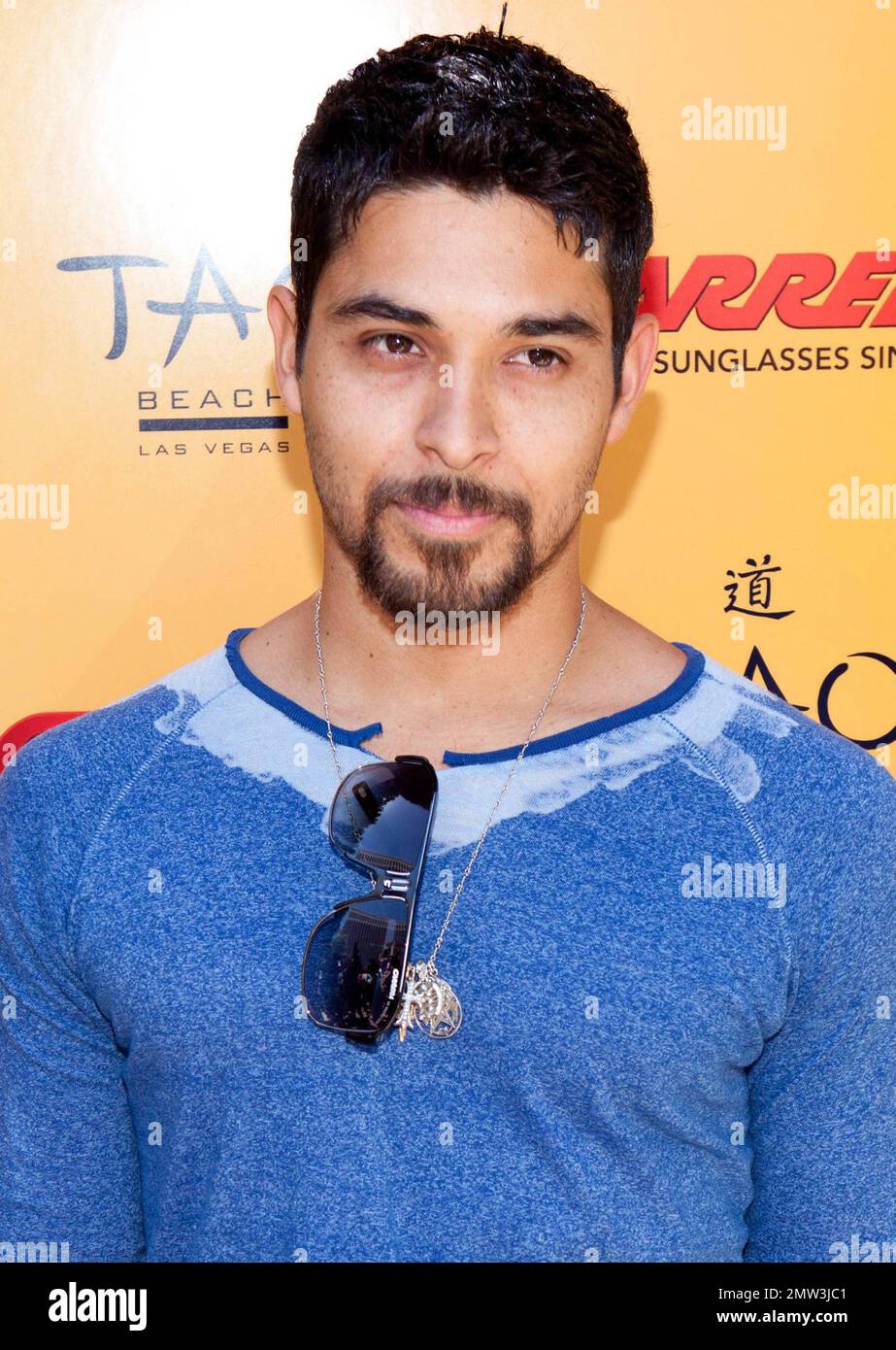 Wilmer Valderrama of 'That '70s Show' fame arrives at TAO Beach at the Venetian Resort Hotel and Casino to host a pool party. Valderrama, 30, who was once romantically linked to troubled actress Lindsay Lohan, is currently filming 'Larry Crowne' co-starring Tom Hanks and Julia Roberts. Las Vegas, NV. 05/22/10. Stock Photo