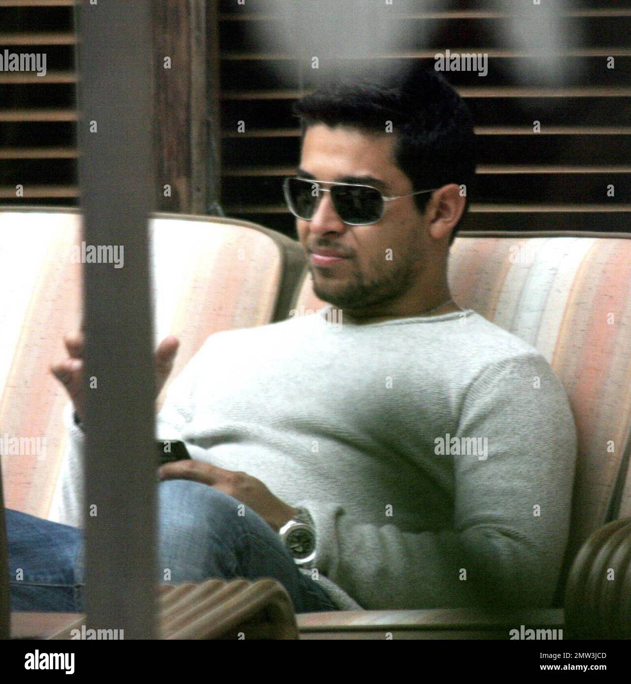 Exclusive!! Wilmer Valderrama leaves his hotel in Miami, Fl. after the