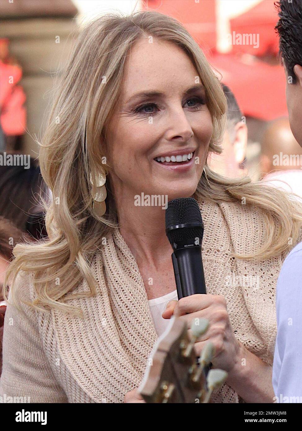 Chynna Phillips arrives at the Grove to perform with her