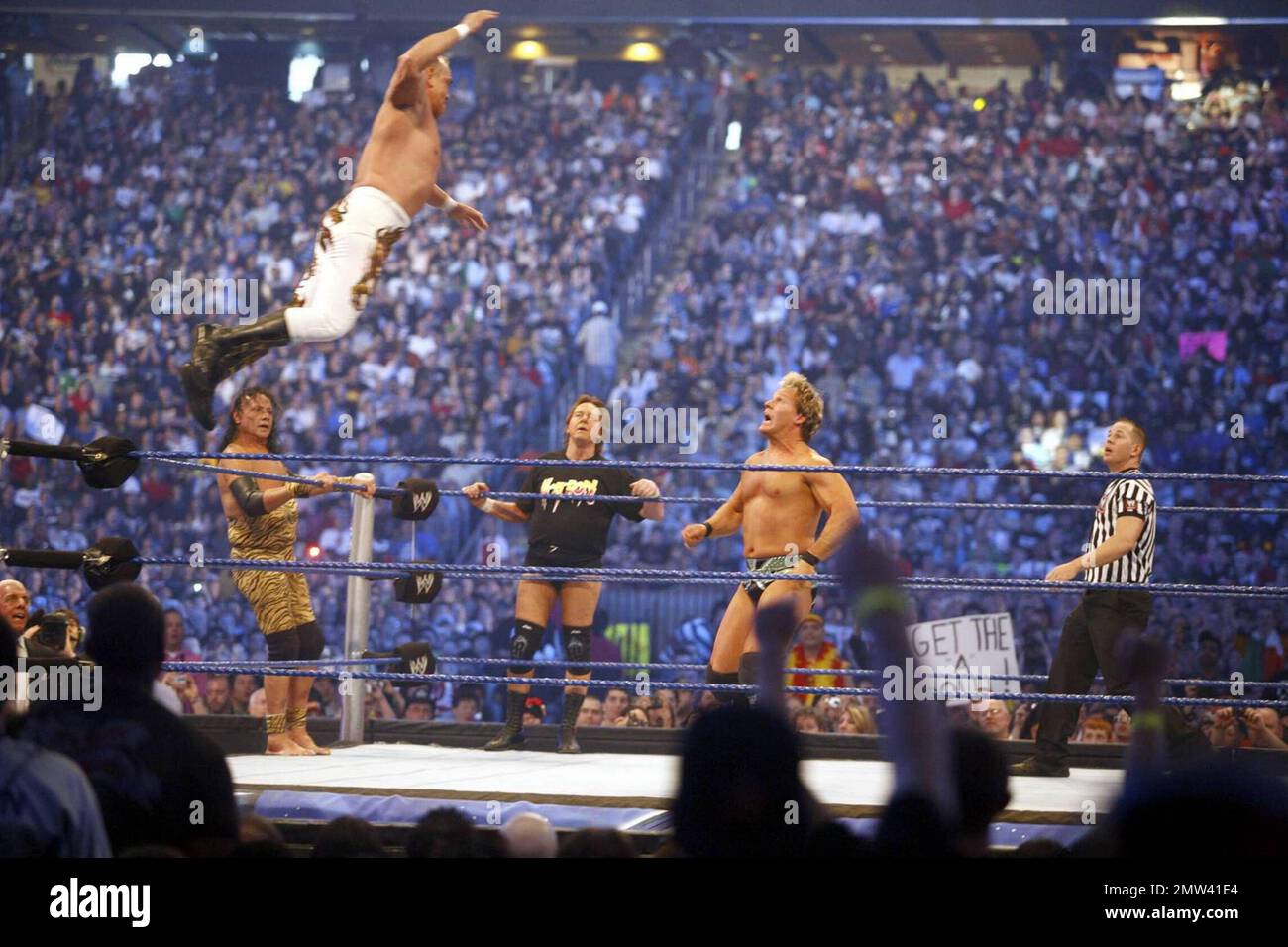 Wrestlemania 25 at Reliant Stadium in Houston, TX. 4/5/09 Stock Photo