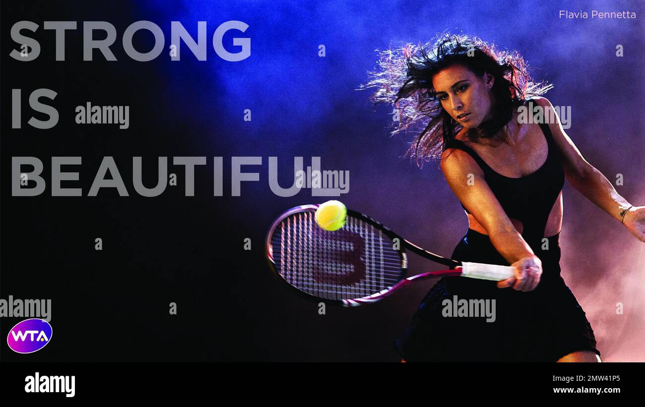 The Women's Tennis Association (WTA) unveiled a new ad campaign with the  tagline "Strong is Beautiful," featuring 38 stars of the sport. The  campaign includes TV, print and digital ads along with