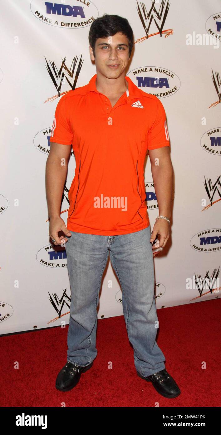 Brent Ferrigno poses on the red carpet at the annual WWE SummerSlam