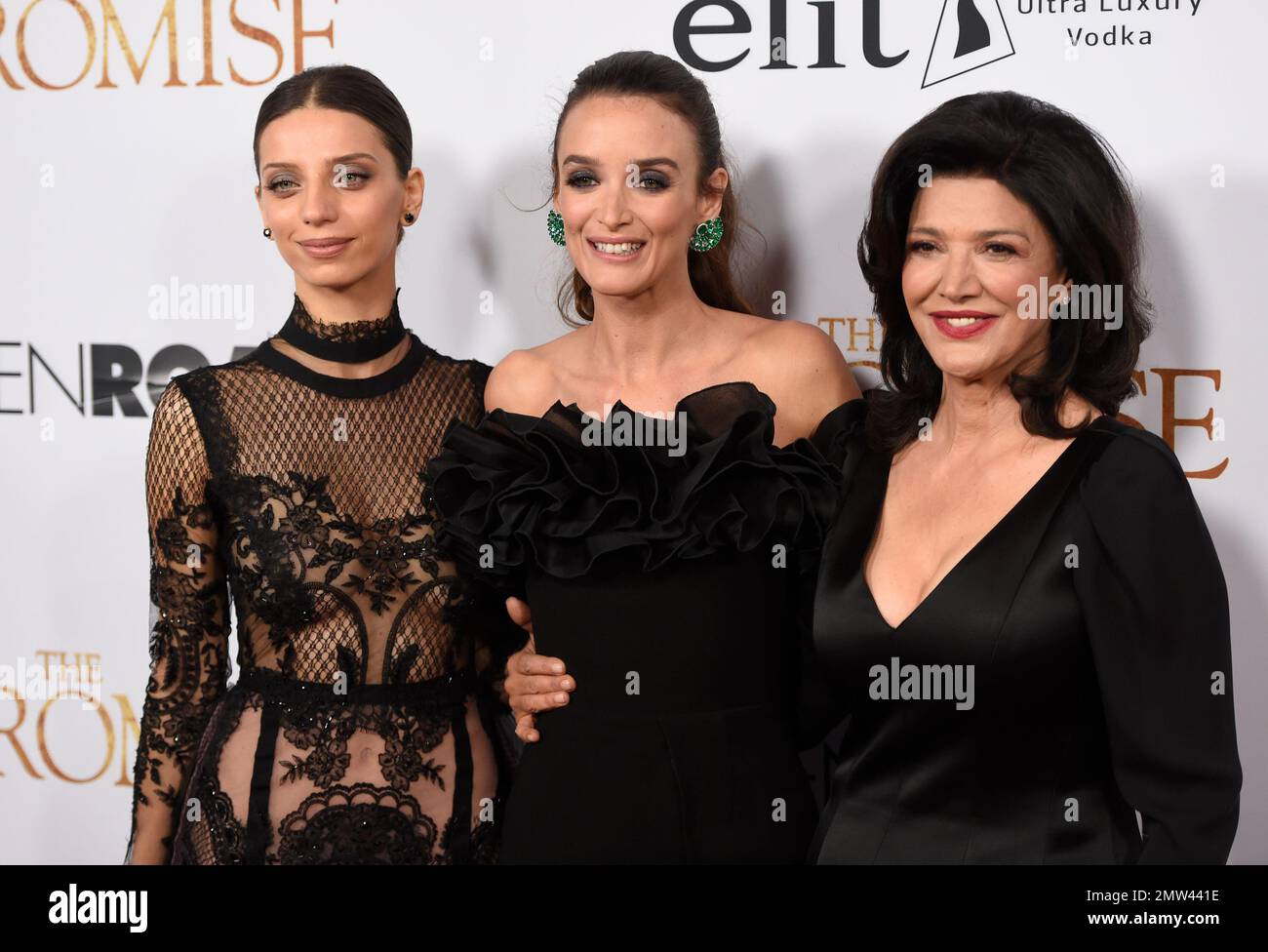 Angela Sarafyan, from left, Charlotte Le Bon and Shohreh Aghdashloo ...