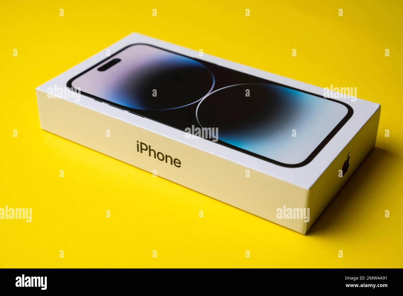 iPhone 14 Pro Max in Space Black color, in box. In Apple's latest phone ...