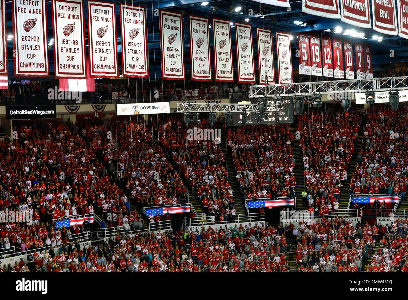 Stanley Cup Detroit Red Wings NHL Fan Banners for sale