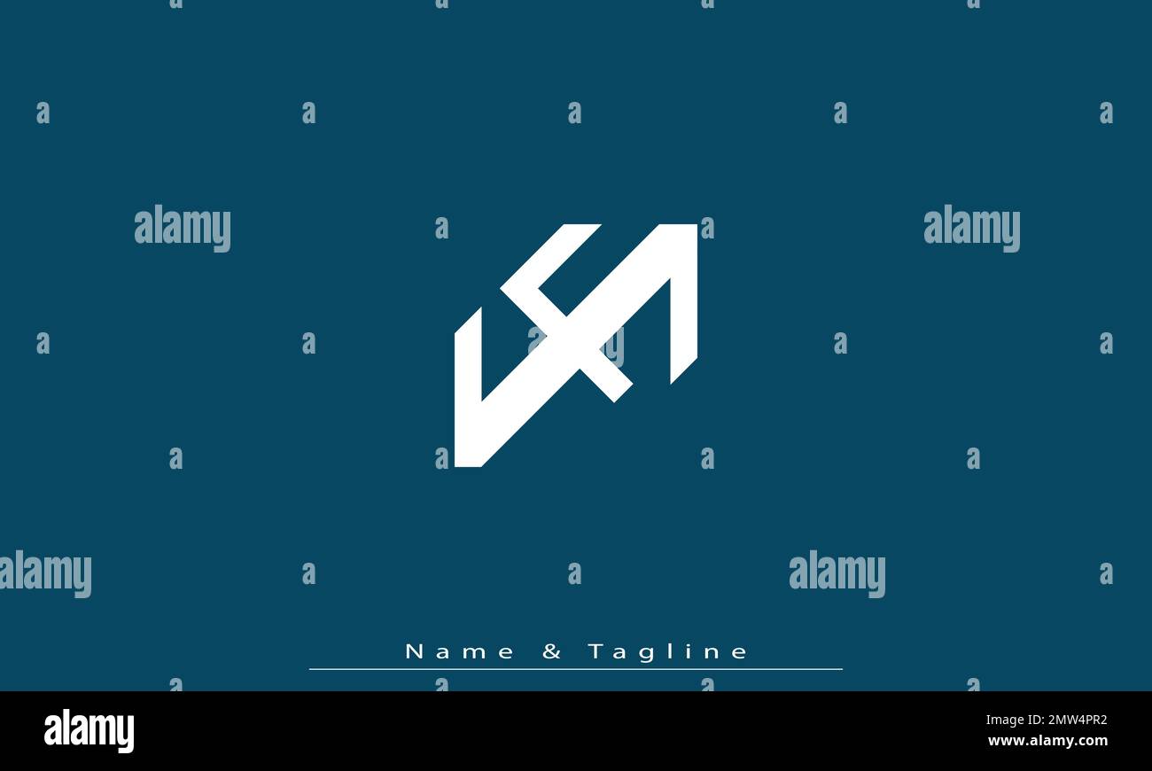 Alphabet letters Initials Monogram logo YF , FY Stock Vector