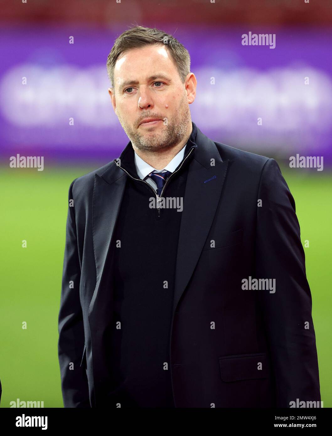 Rangers manager Michael Beale ahead of the cinch Premiership match at ...