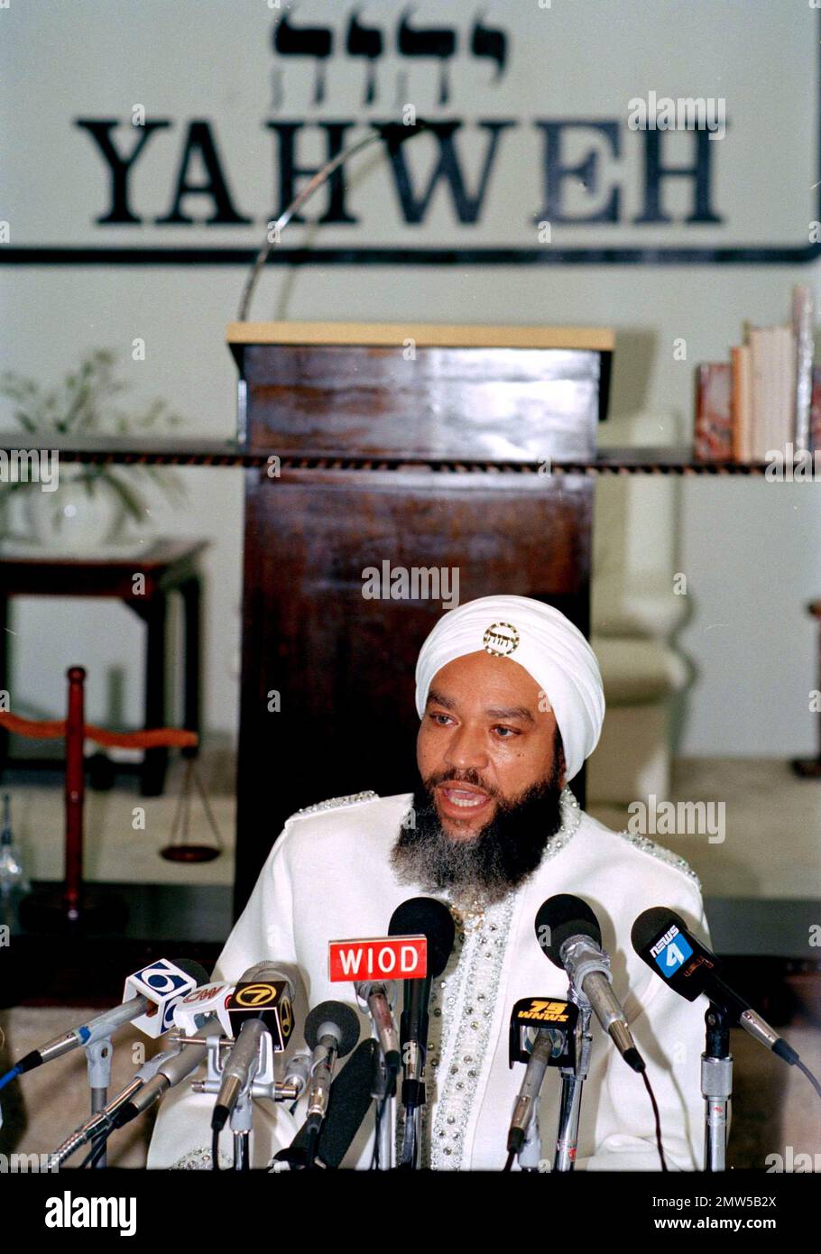 Yahweh ben Yahweh, born Hulon Mitchell Jr., 51, is shown during an