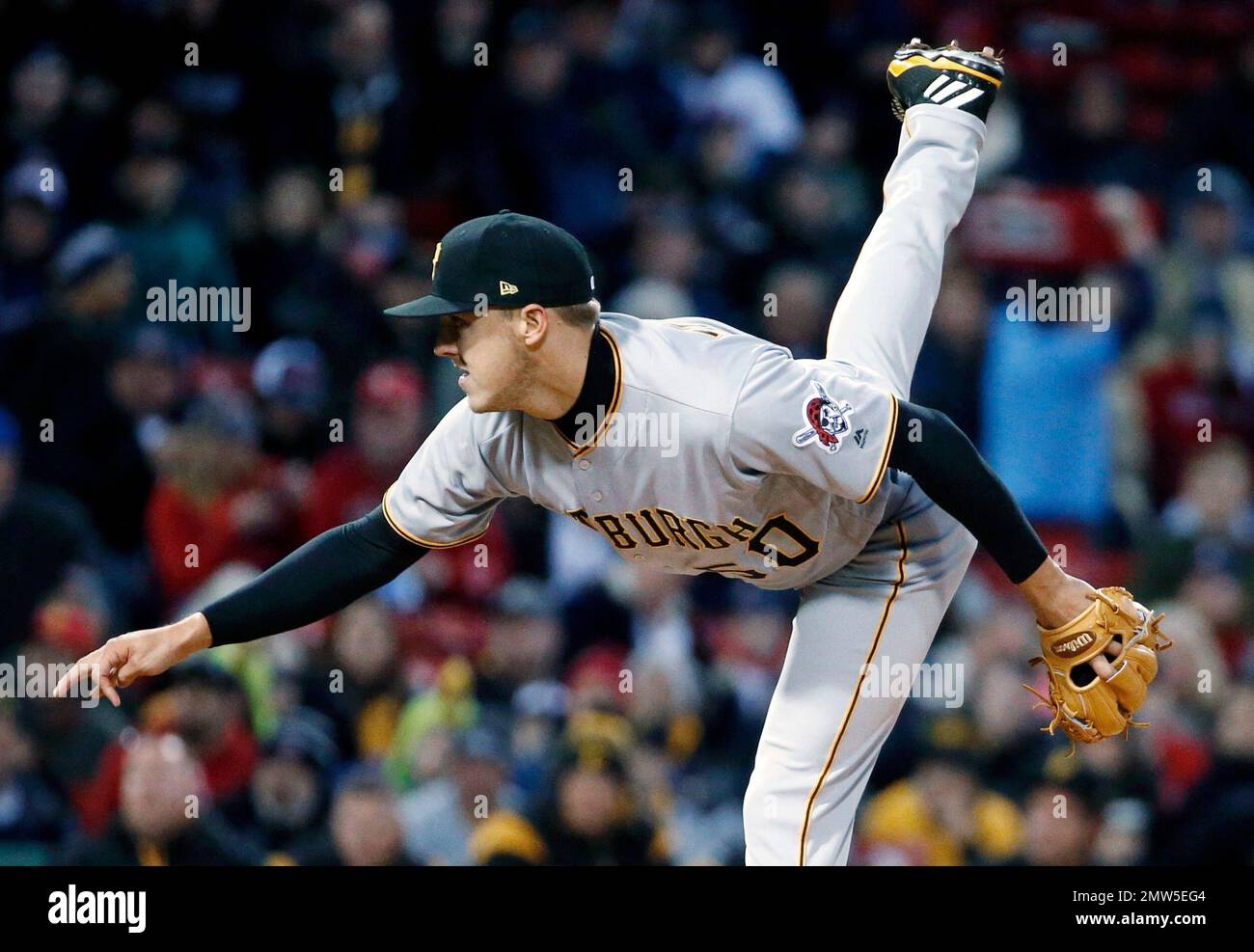 Pittsburgh Pirates' Jameson Taillon pitches during the first inning of