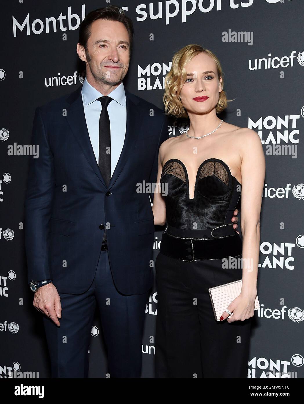 Hugh Jackman and Diane Kruger attend the Montblanc for UNICEF