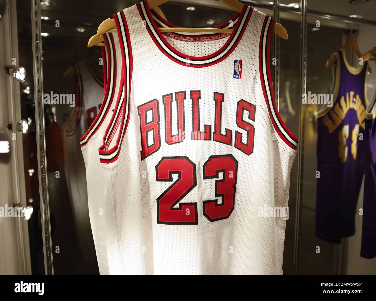 Bulls - Jordan 23 Retired Number Bull Silhouette (Red)