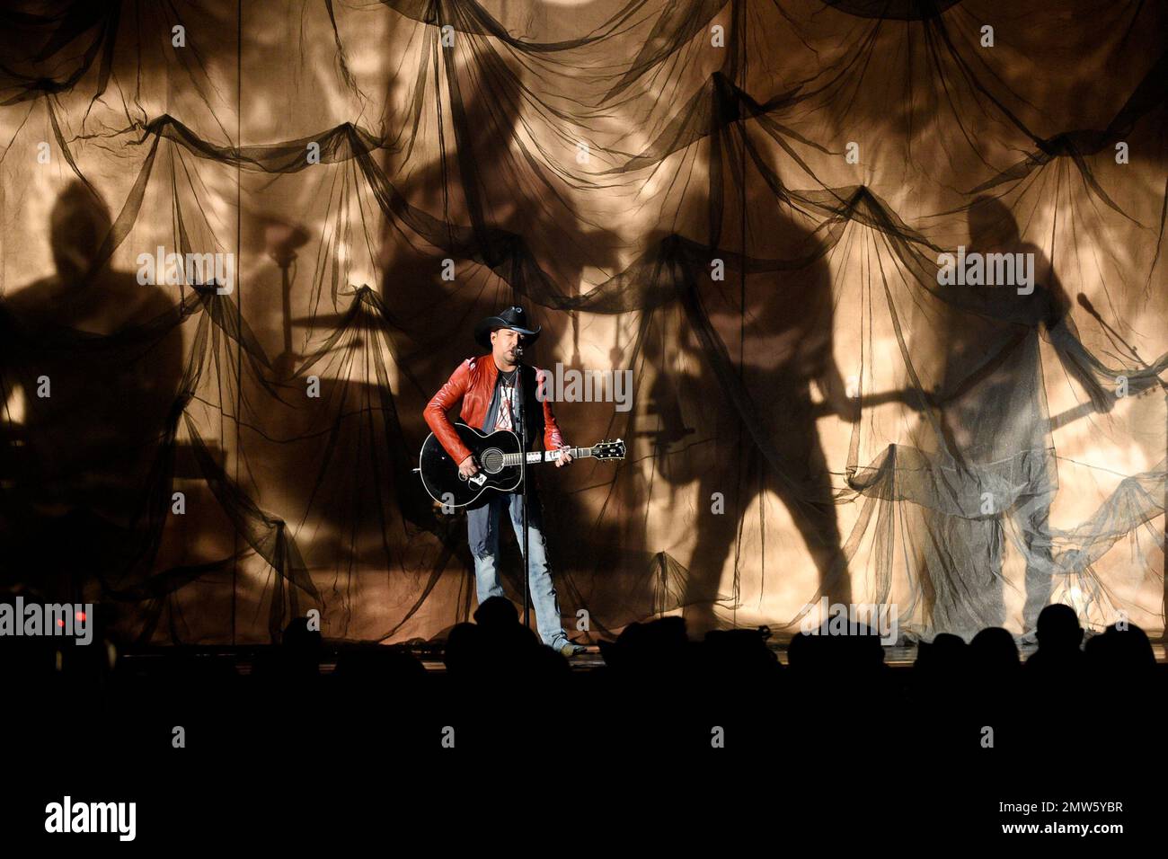 Jason Aldean performs "Any Ol' Barstool" at the 52nd annual Academy of