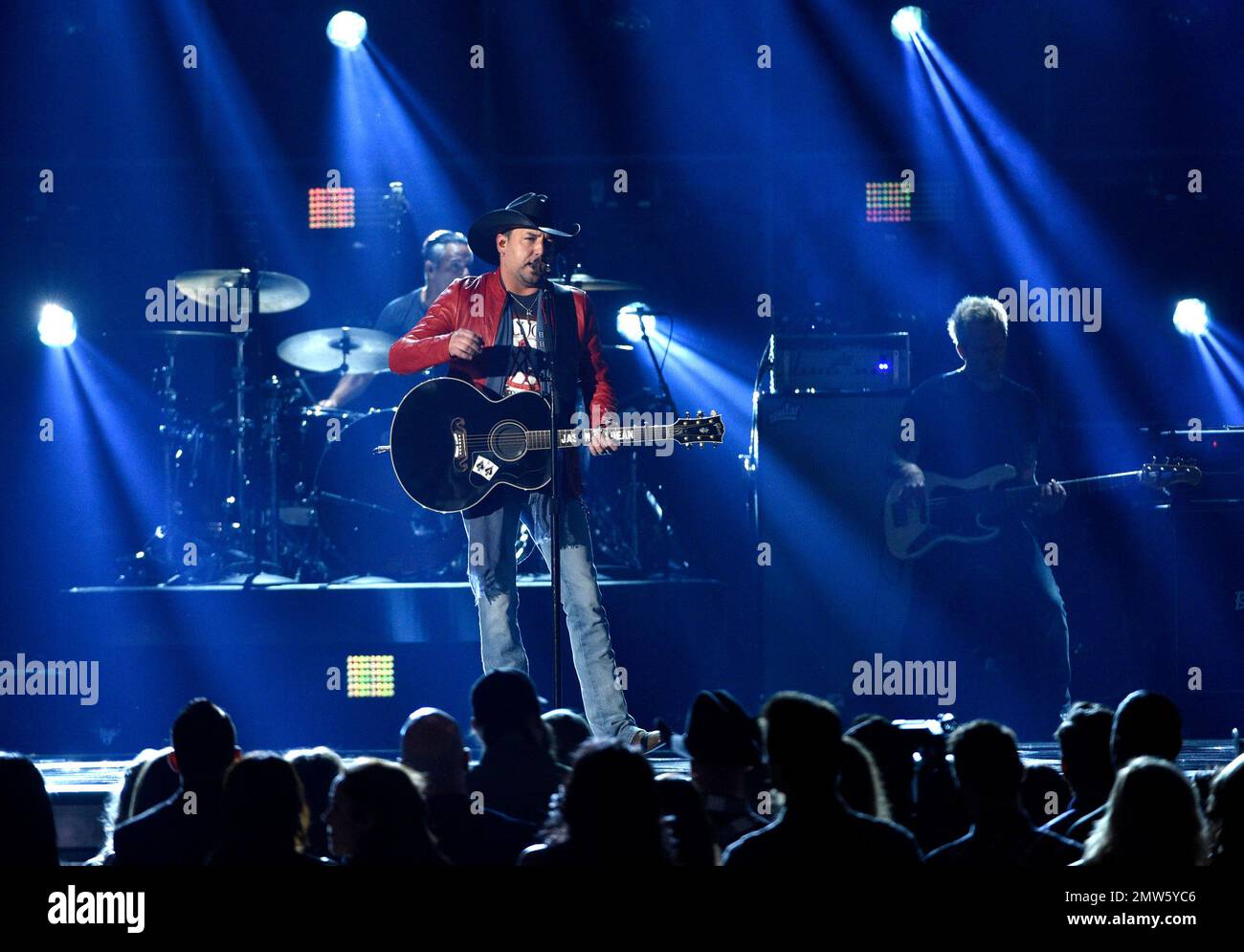 Jason Aldean performs "Any Ol' Barstool" at the 52nd annual Academy of