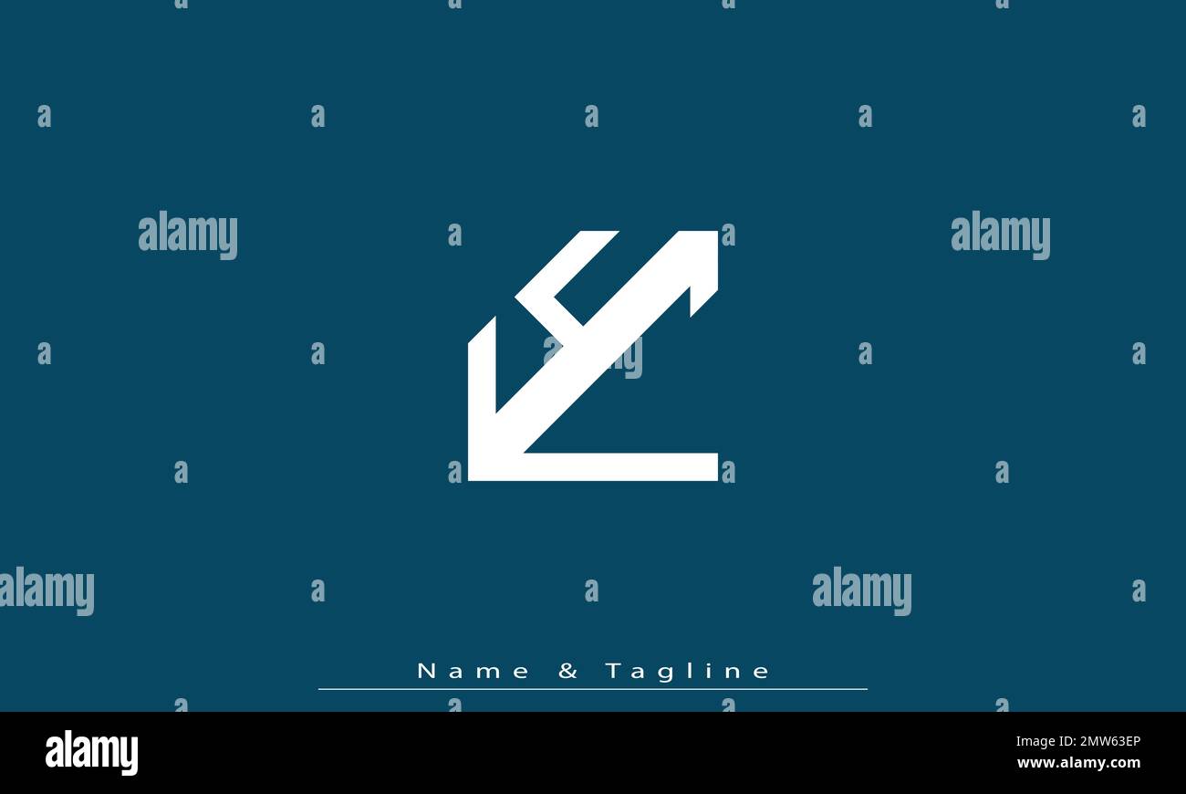 Alphabet letters Initials Monogram logo YC , CY Stock Vector
