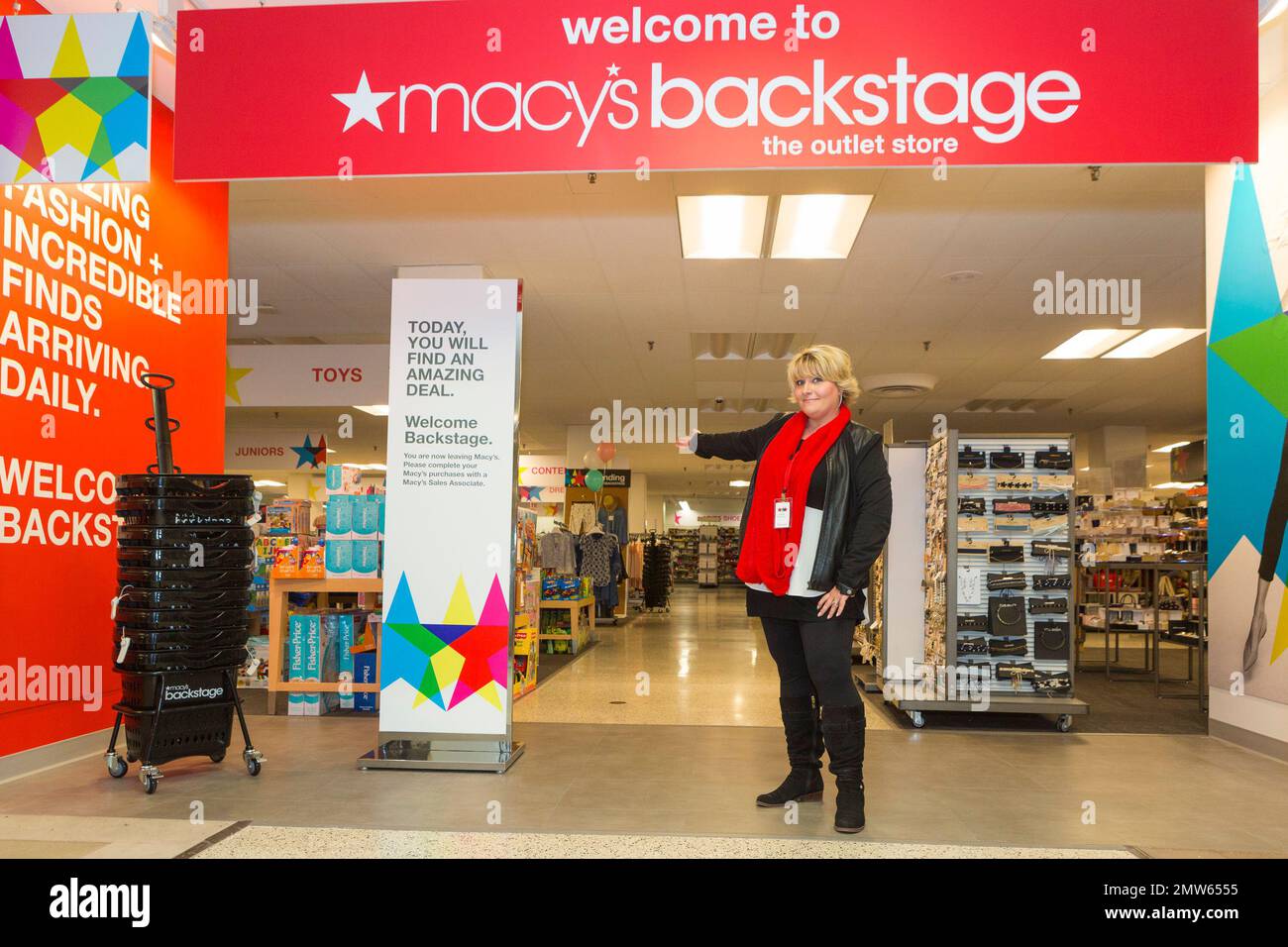 IMAGE DISTRIBUTED FOR MACY'S Store Manager Lynda Albright