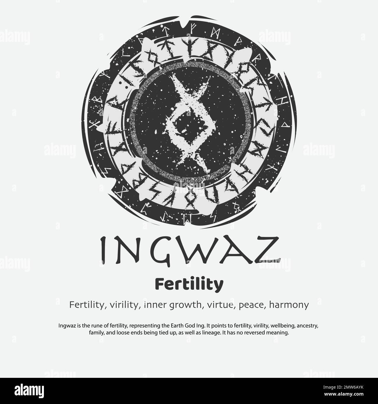 Rune ingwaz Stock Vector Images - Alamy