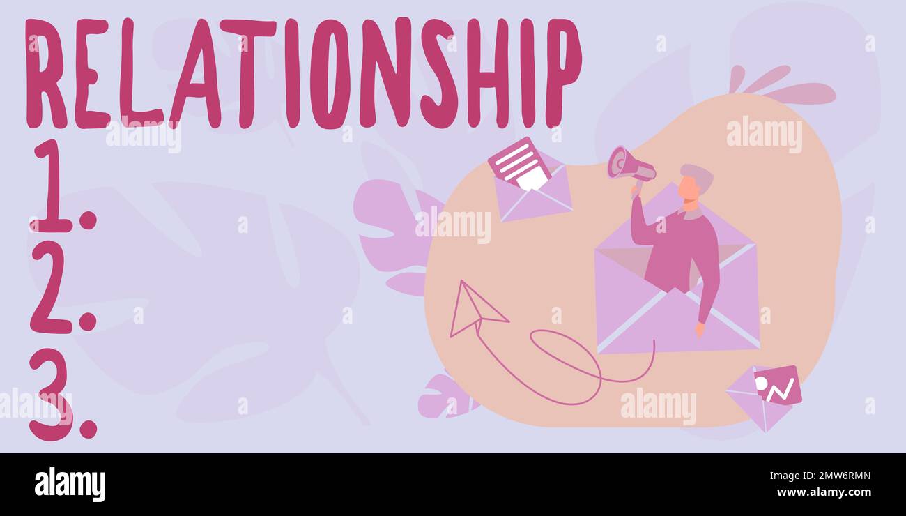 Conceptual display Relationship. Conceptual photo Developing business