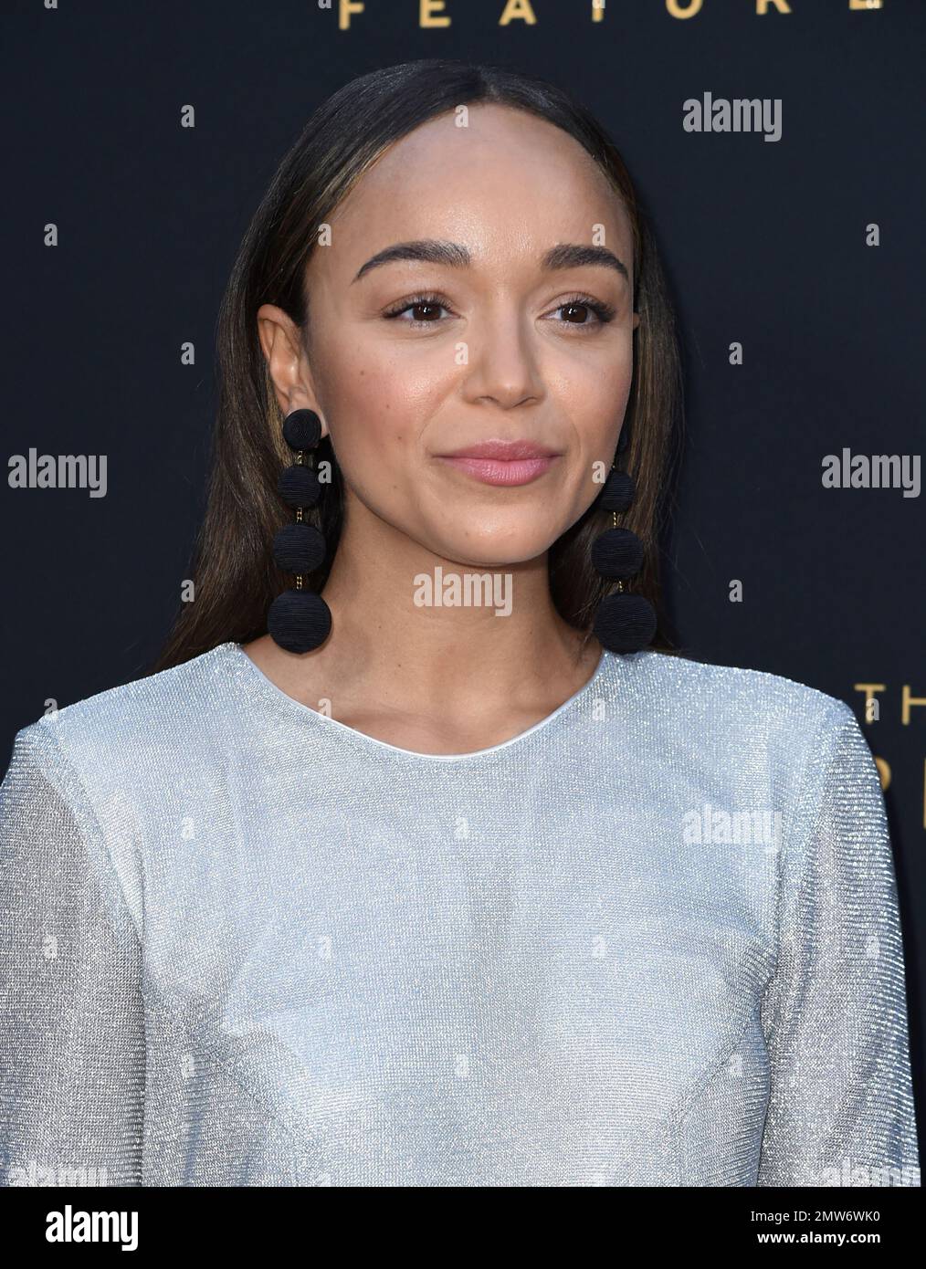 Ashley Madekwe arrives at the Los Angeles premiere of "The Zookeeper's
