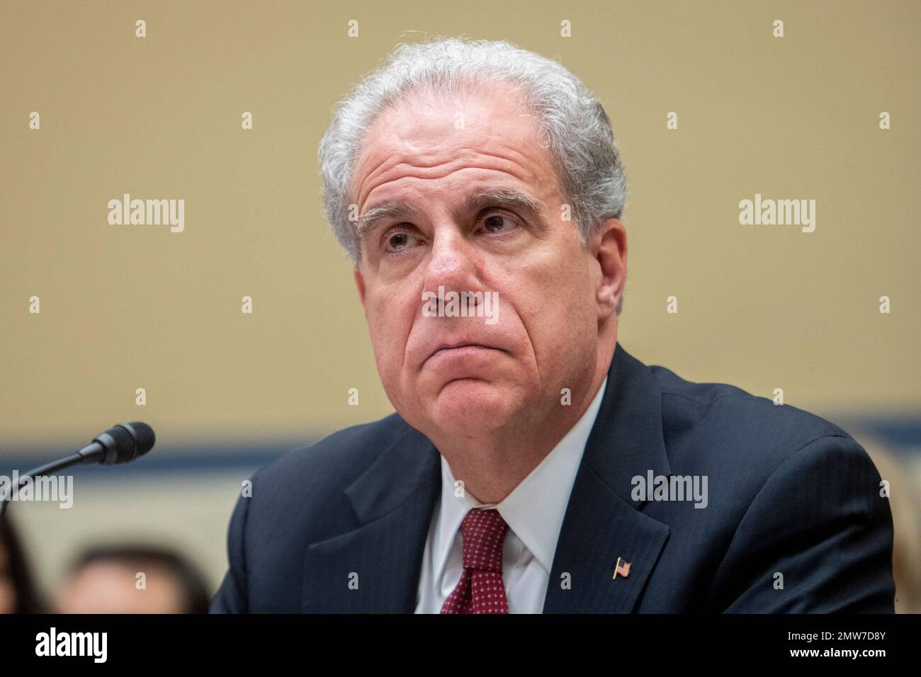 Washington, Vereinigte Staaten. 01st Feb, 2023. Michael E. Horowitz, Chair, Pandemic Response Accountability Committee, Inspector General, U.S. Department of Justice, appears before a House Committee on Oversight and Accountability hearing âFederal Pandemic Spending: A Prescription for Waste Fraud and Abuseâ in the Rayburn House Office Building in Washington, DC, Wednesday, February 1, 2023. Credit: Rod Lamkey/CNP/dpa/Alamy Live News Stock Photo