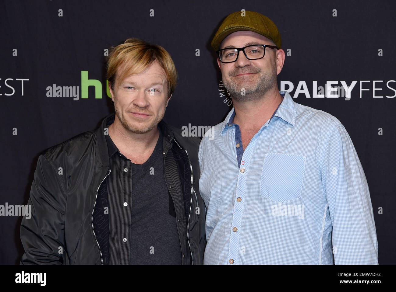 John Fawcett, co-creator/director, left, and Graeme Manson, co-creator/executive  producer, attend the 34th annual PaleyFest: "Orphan Black" event at the  Dolby Theatre on Thursday, March 23, 2017, in Los Angeles. (Photo by Richard