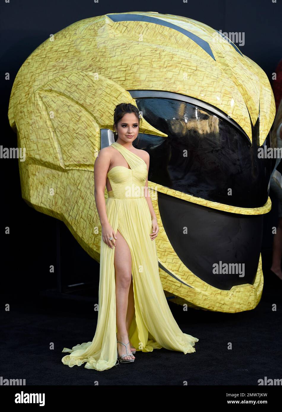 Becky G arrives at the Los Angeles premiere of Saban's "Power Rangers" at  the Regency Westwood Village Theatre on Wednesday, March 22, 2017. (Photo  by Chris Pizzello/Invision/AP Stock Photo - Alamy