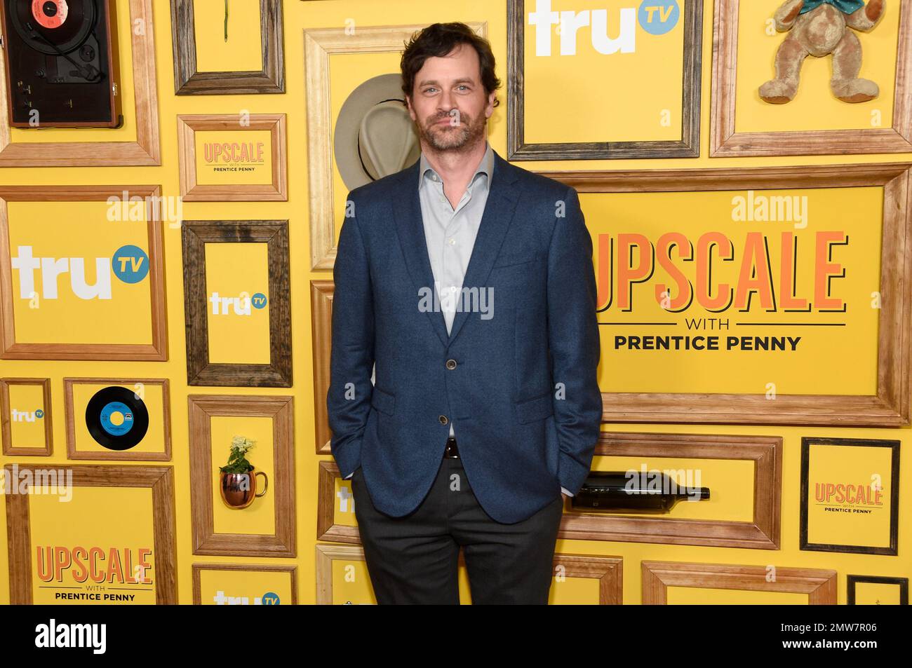 Tom Everett Scott arrives at a premiere for &ldquo;Upscale with Prentice