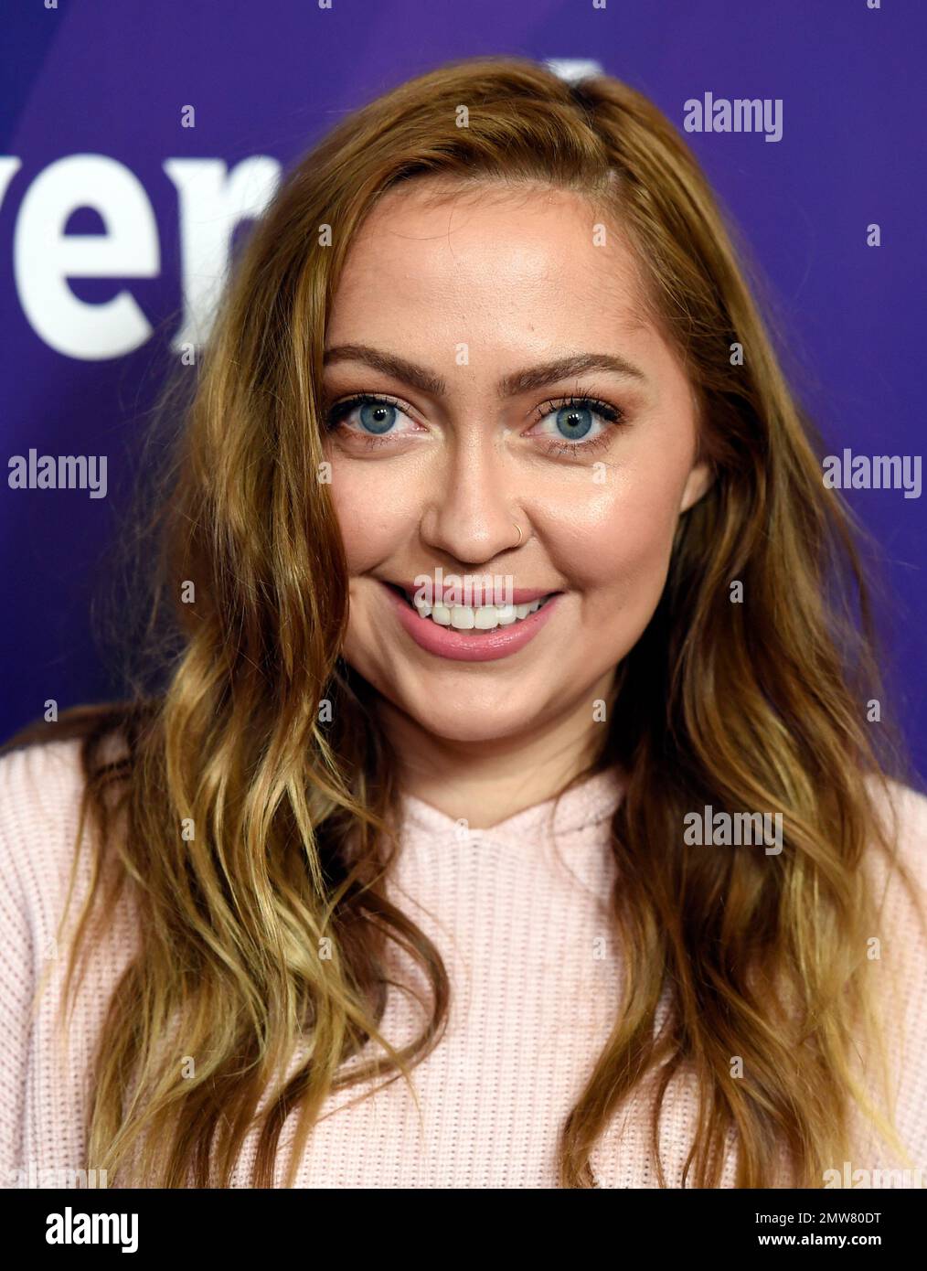 Brandi Cyrus, a cast member in the Bravo series "Cyrus vs. Cyrus Design & Conquer," pose