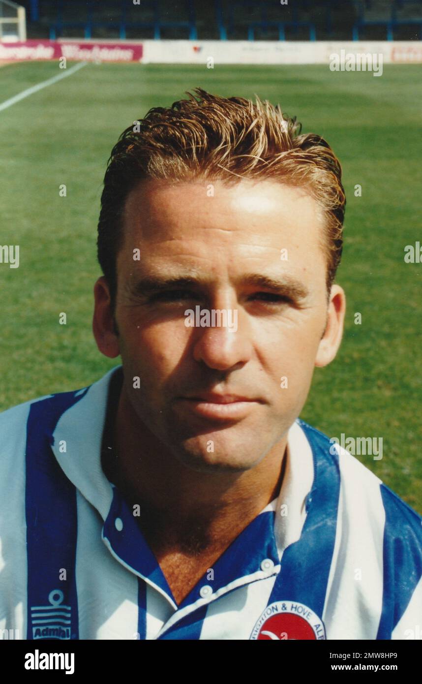 BRIGHTON FC 1995 , JOHN BYRNE PIC MIKE WALKER 1995 Stock Photo Alamy