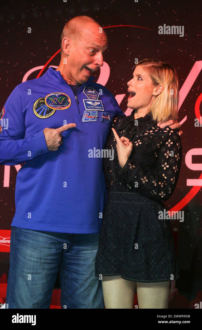 IMAGE DISTRIBUTED FOR BUDWEISER Astronaut Clay Anderson, left, and