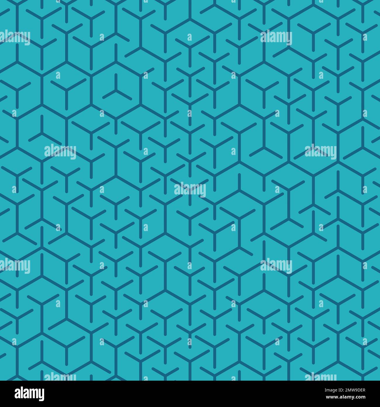 Hexagonal Maze generative pattern illustration Stock Vector Image & Art ...