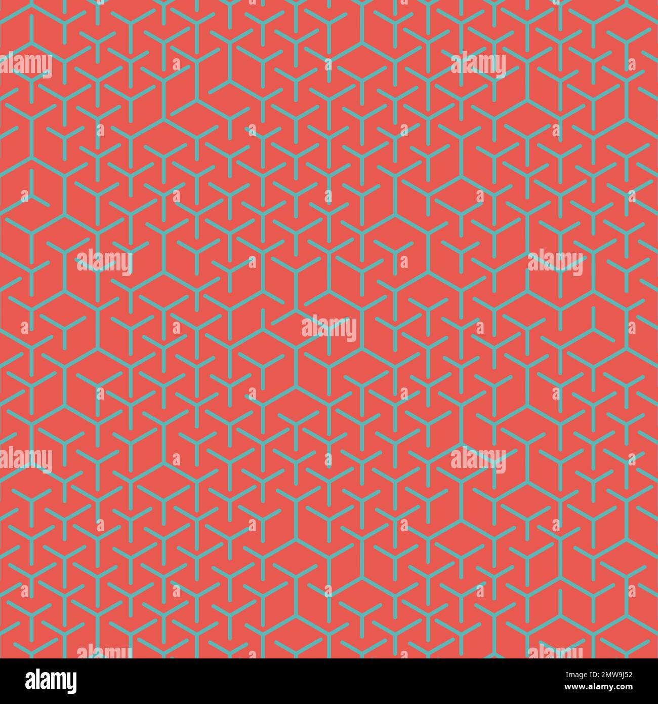 Hexagonal Maze generative pattern illustration Stock Vector Image & Art ...
