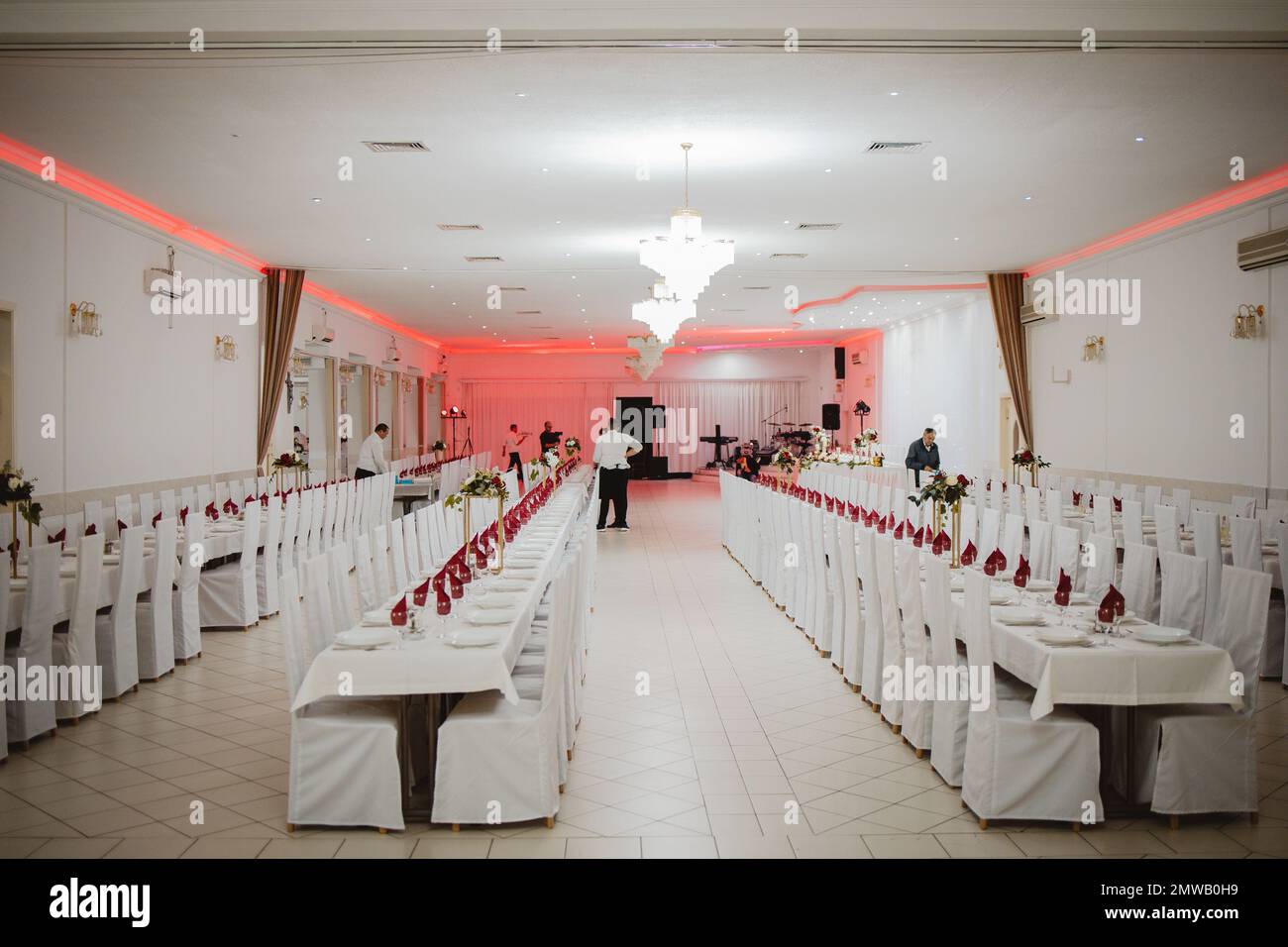 Shot wedding reception venue hi-res stock photography and images - Alamy