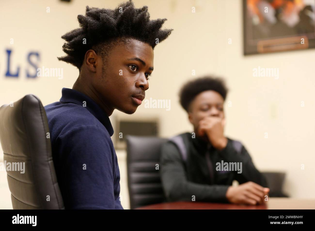 Larry Anderson, left, and Kamal Ani-Bello, both Miami Northwestern 