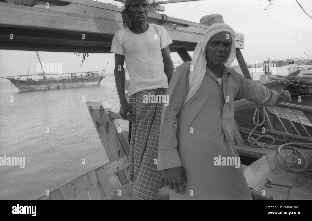 The traditional dhow of the Persian Gulf is a basic means of