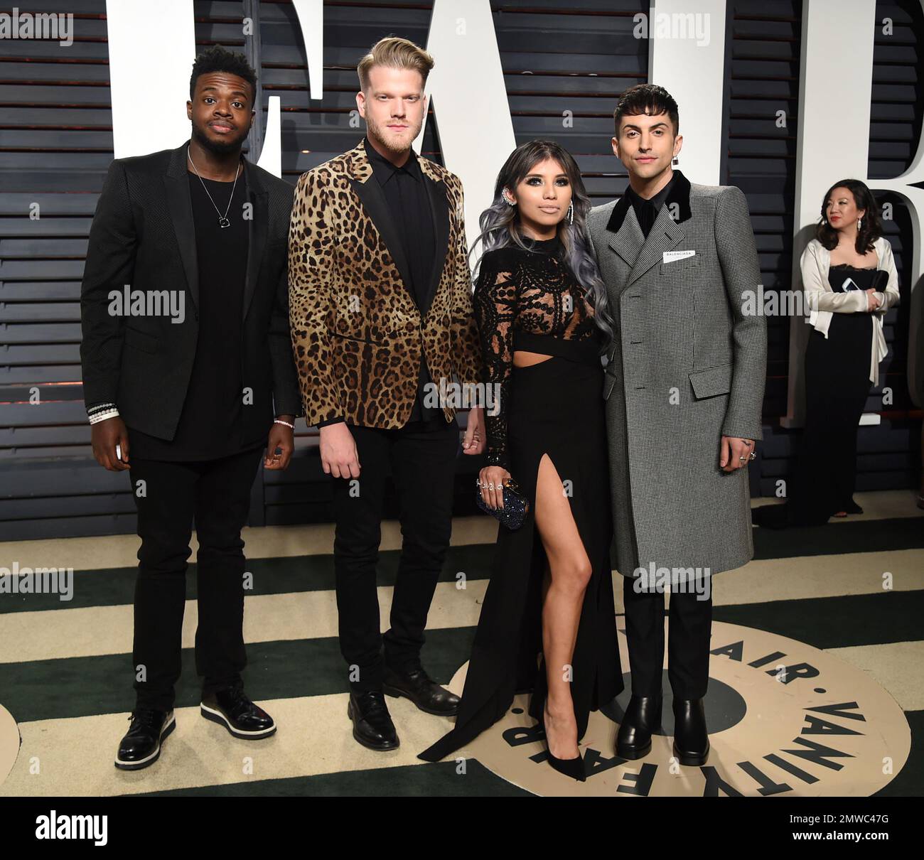 Pentatonix Members Pentatonix members, from left, Kevin Olusola, Scott Hoying, Kirstin
