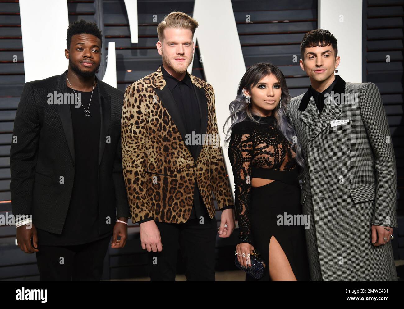 Pentatonix Members Pentatonix members, from left, Kevin Olusola, Scott Hoying, Kirstin