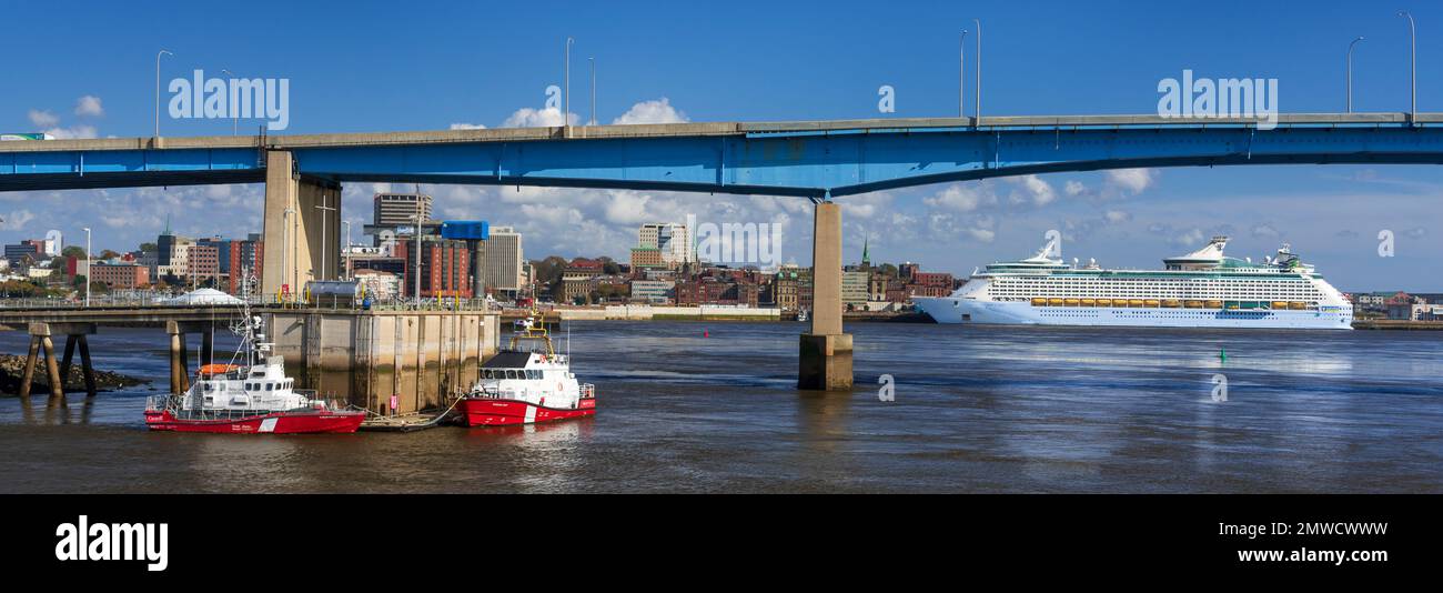 The city skyline of St. John, New Brunswick, Cnaada Stock Photo Alamy