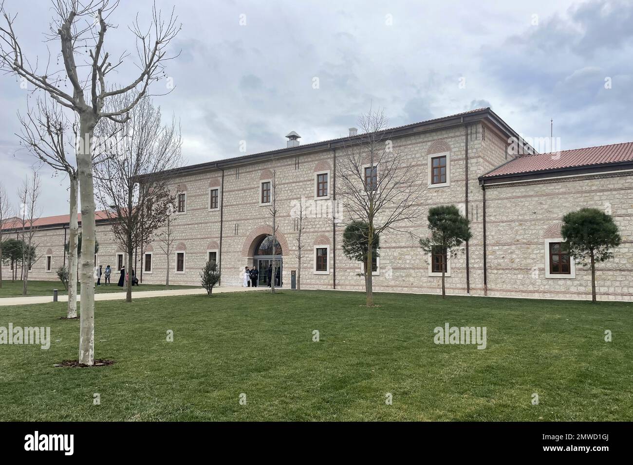 The Rami The Rami Library and its garden in the winter season Stock Photo - Alamy
