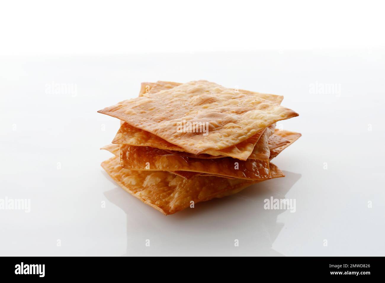 Deep Fried Wonton Dumpling Wrapper Sheet Skin or Kulit Pangsit Goreng