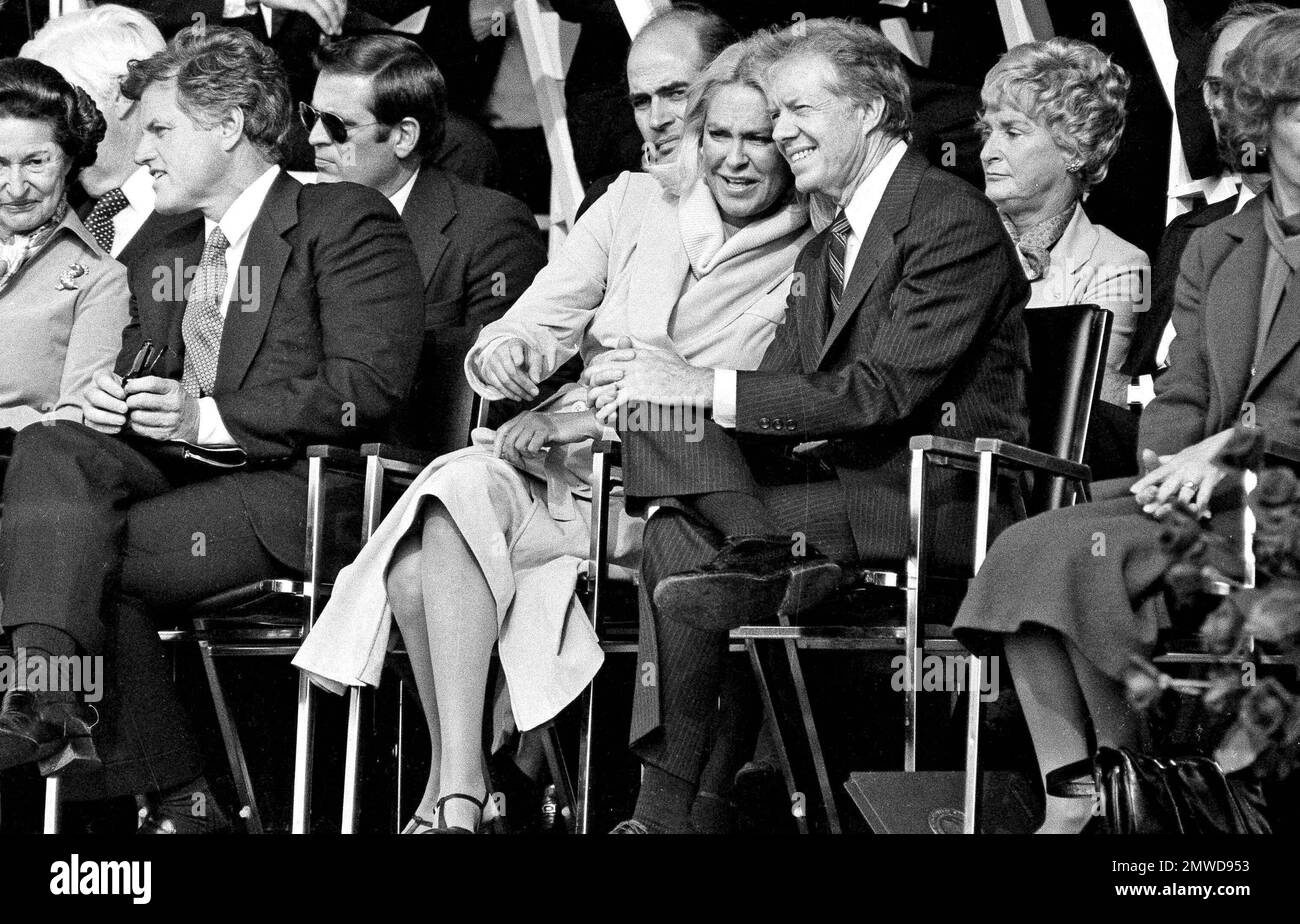Among attendees at the dedication ceremonies for the JFK Library in ...