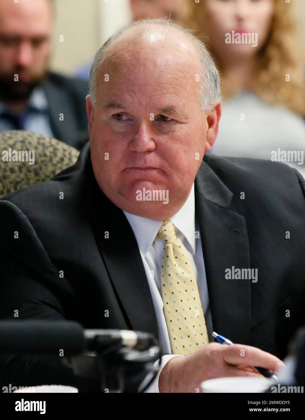 Gary Jones, Oklahoma state auditor, is pictured at a Board of