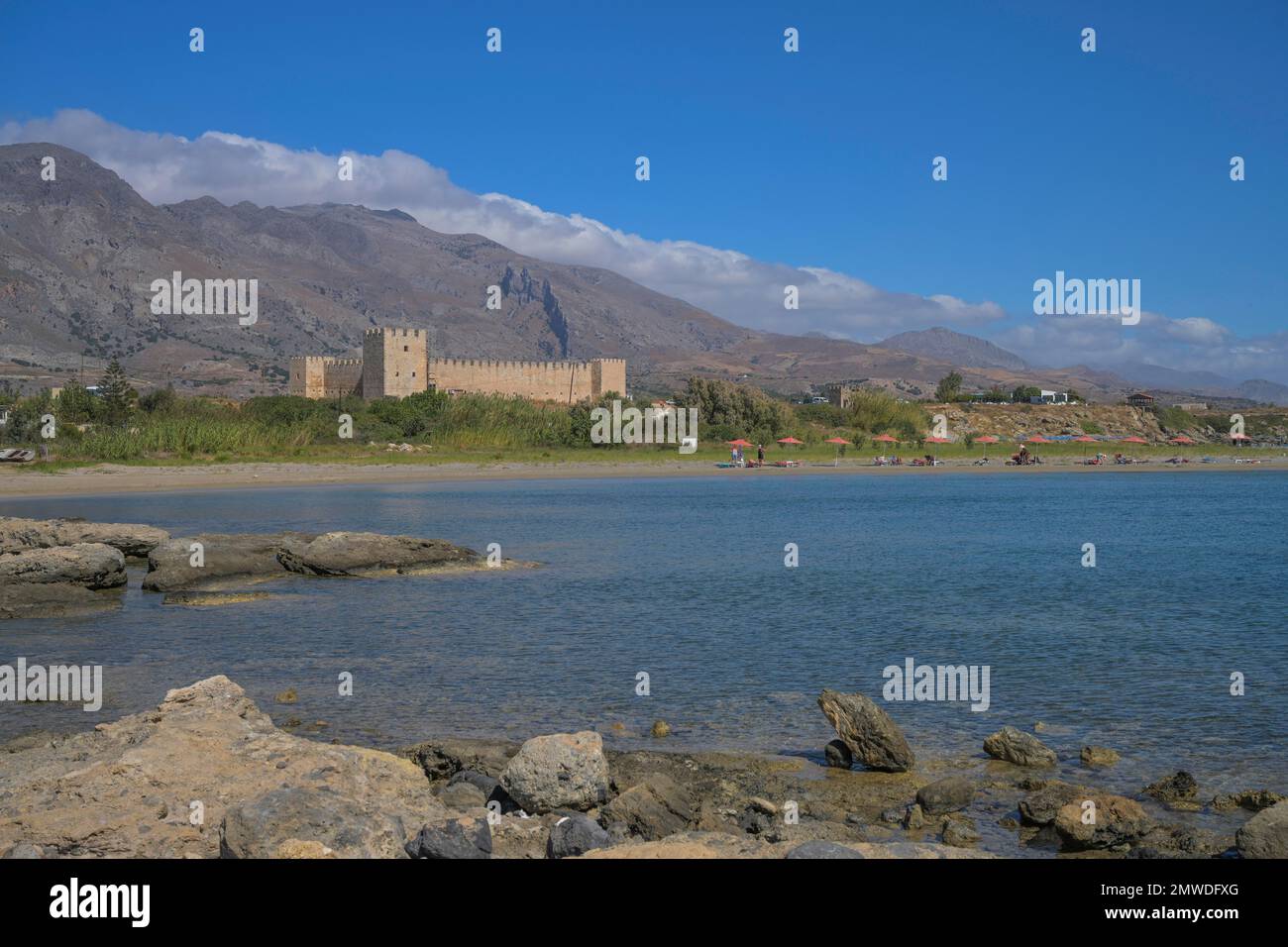 Frangokastello beach crete hi-res stock photography and images - Alamy