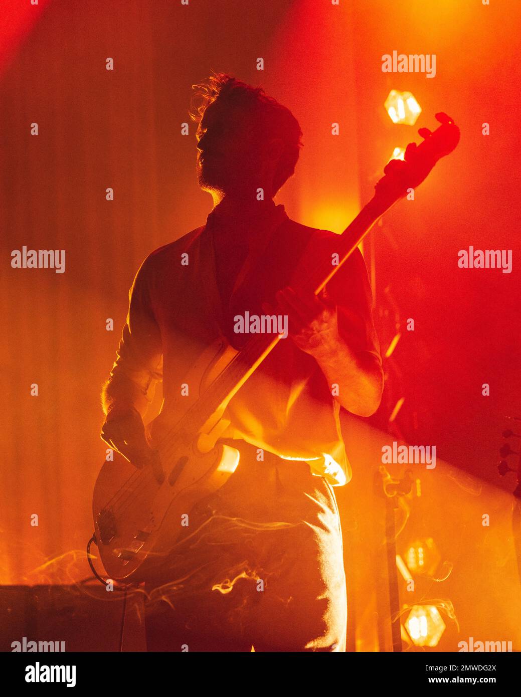 Milan, Italy, 01st Feb 2023. British indie rock band The Kooks perform live at Fabrique in Milan. Credits: Maria Laura Arturi/Alamy Live News Stock Photo