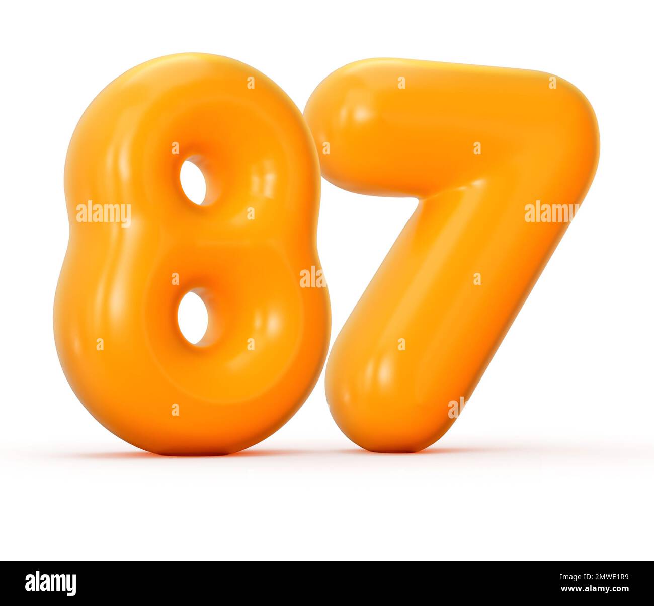 87 reacts