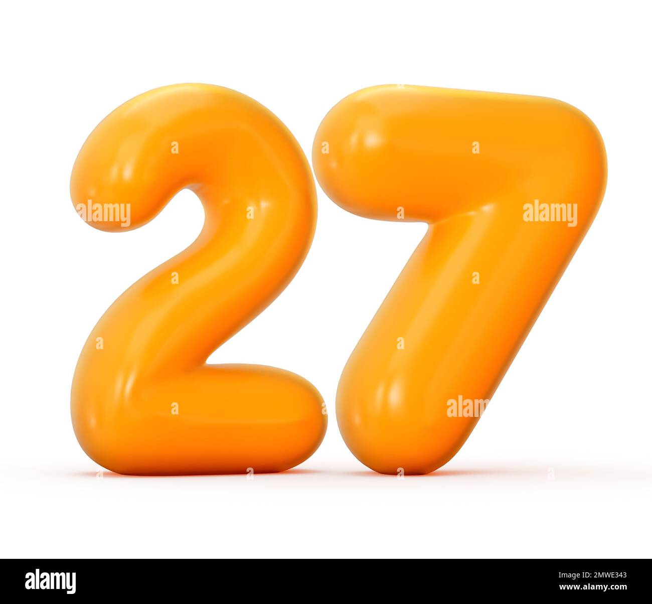 Number 27 Cut Out Stock Images Pictures Alamy