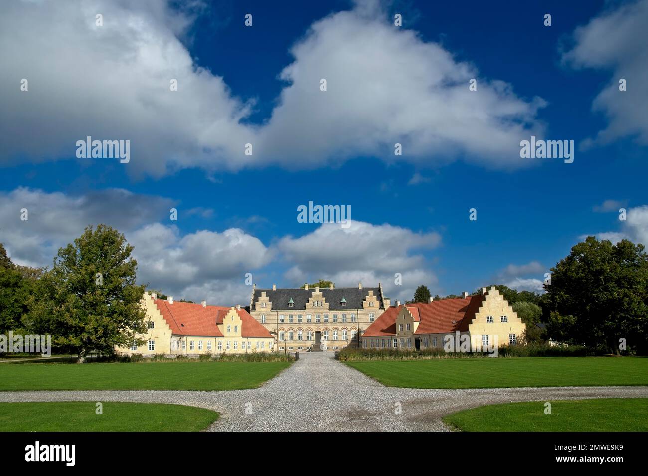 Lungholm Manor, Lolland Island, Denmark Stock Photo Alamy