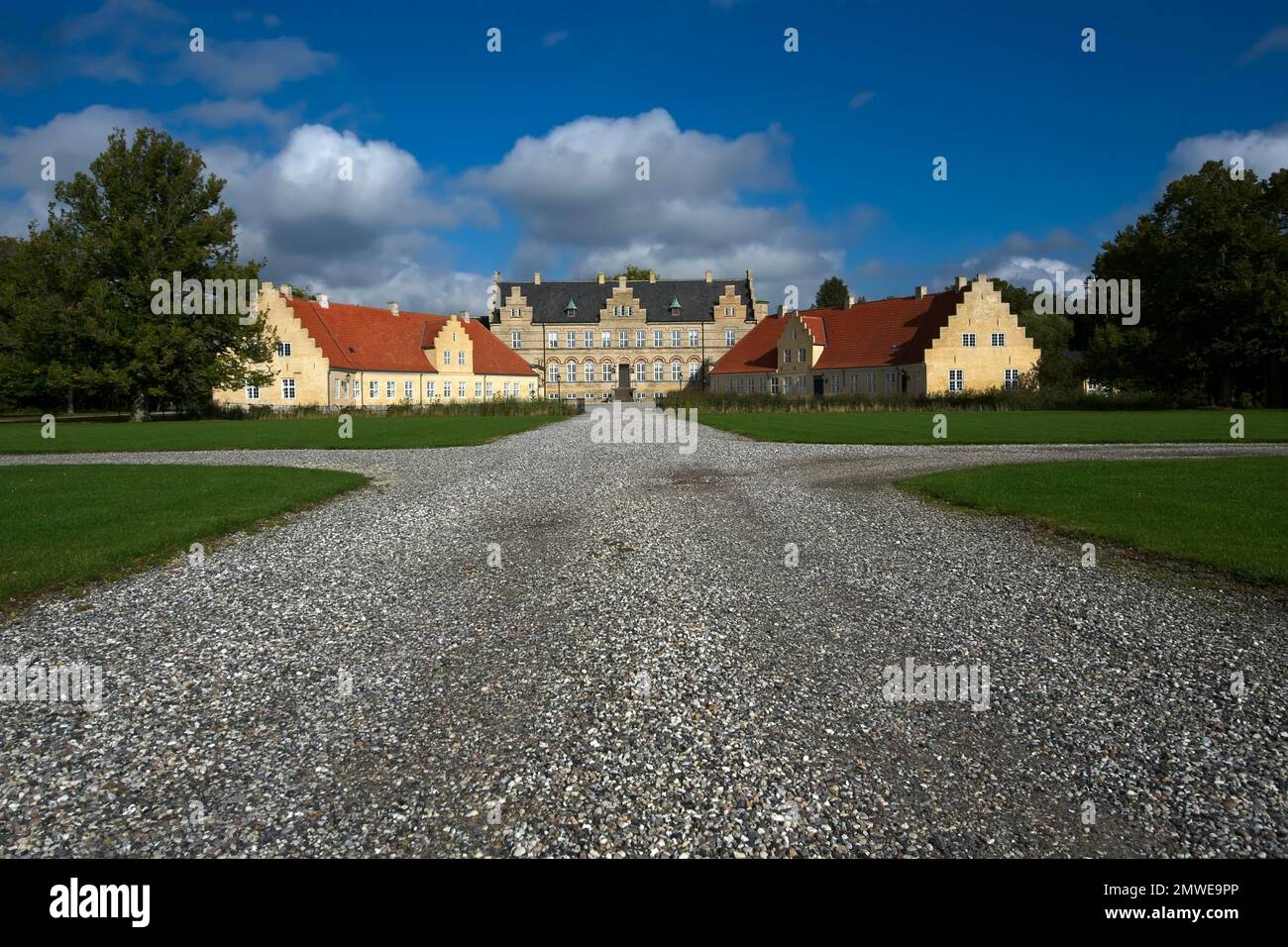 Lungholm Manor, Lolland Island, Denmark Stock Photo Alamy