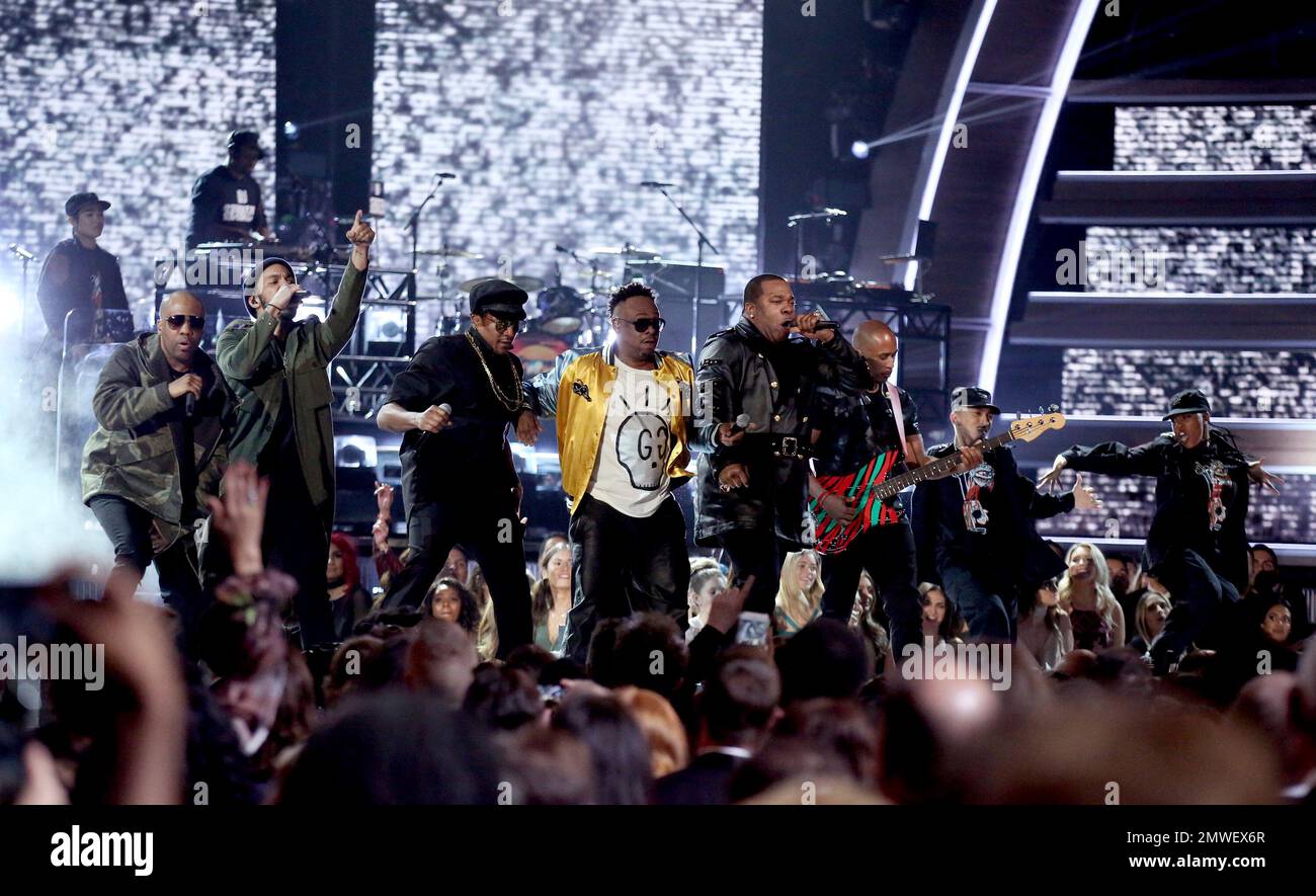Ali Shaheed Muhammad, from left, Anderson .Paak, Q-Tip, Jarobi White